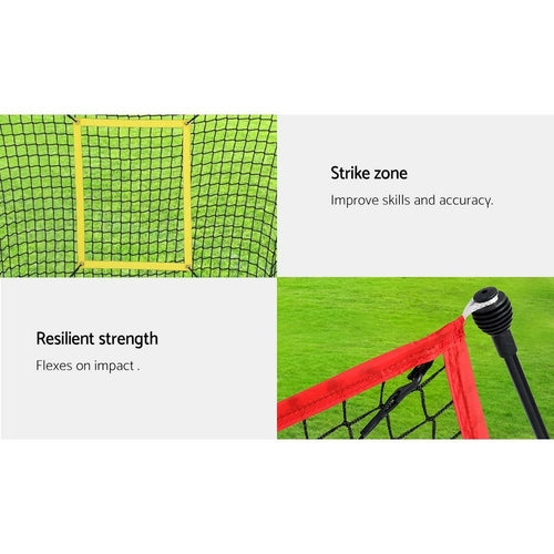 Everfit 7ft Baseball Net Pitching Kit with Stand Softball Training Aid