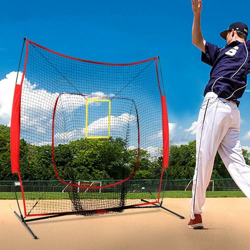 Everfit 7ft Baseball Net Pitching Kit with Stand Softball Training Aid